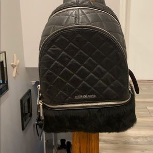 Michael Kors leather backpack 🎒 black